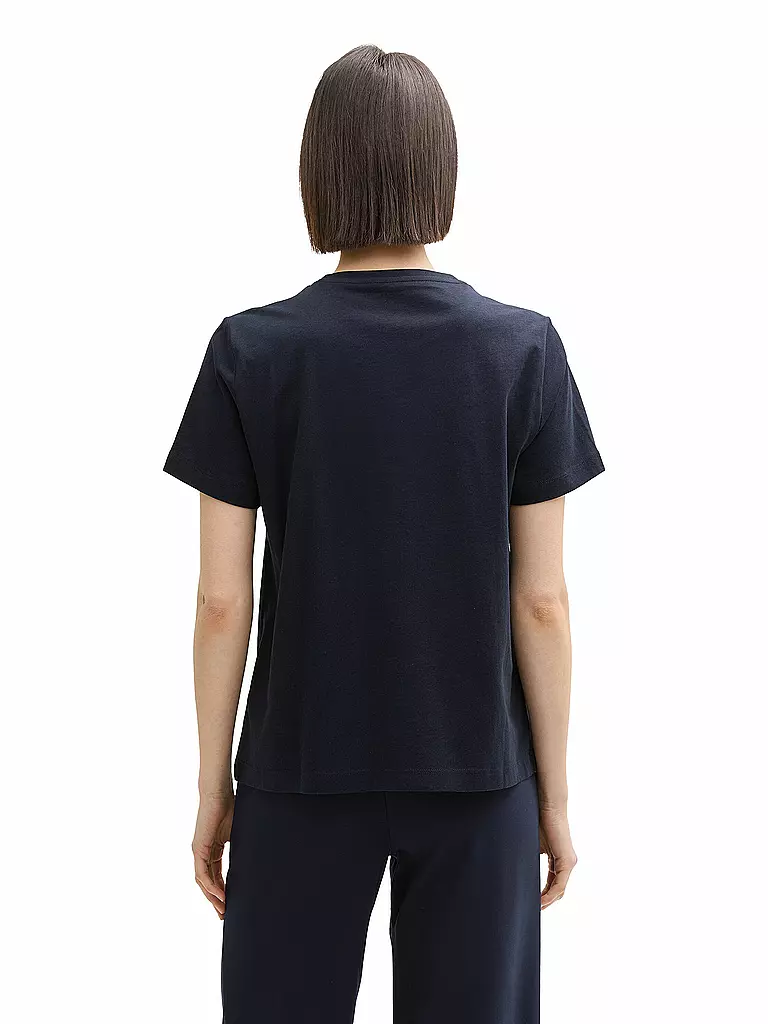 TOM TAILOR | T-Shirt  | dunkelblau