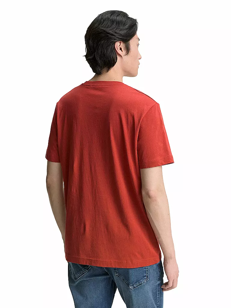 TOM TAILOR | T-Shirt  | rot