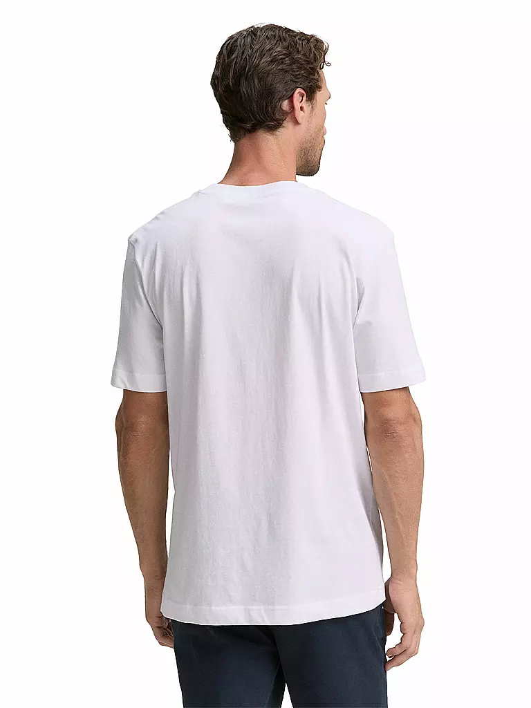 TOM TAILOR | T-Shirt  | weiss