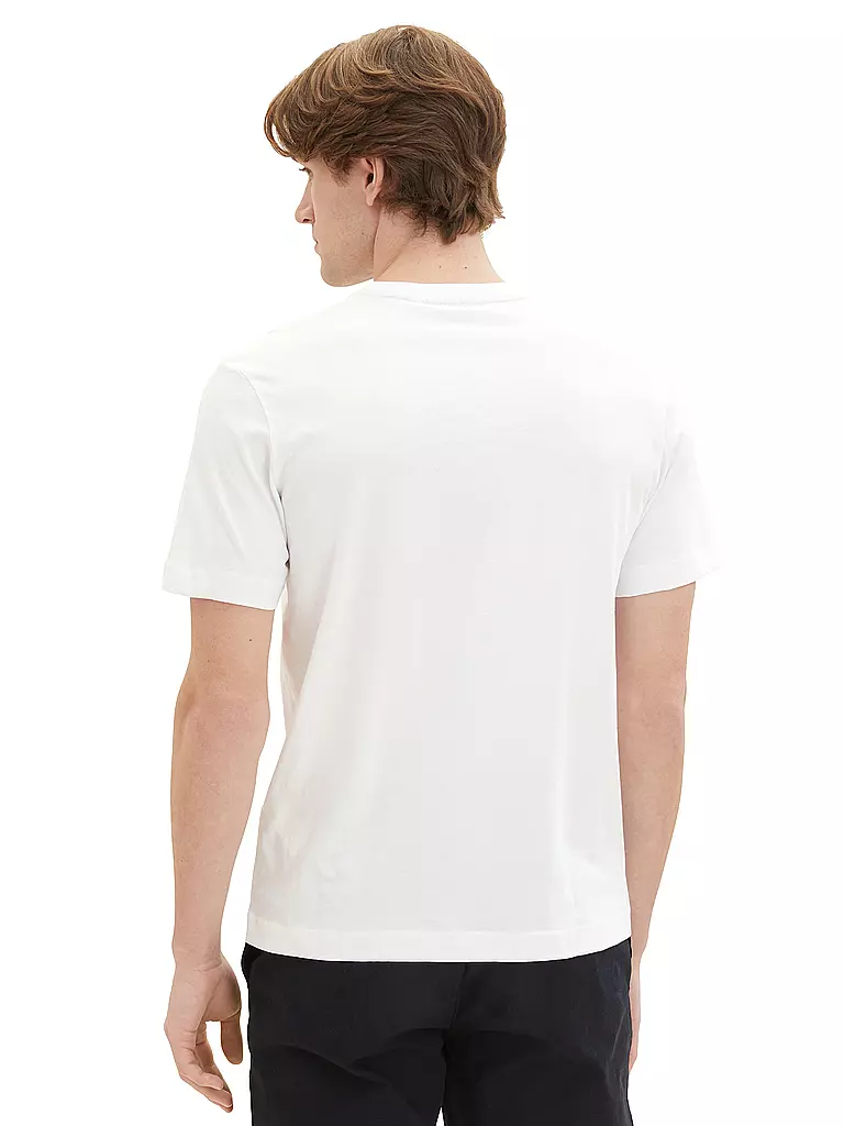 TOM TAILOR | T-Shirt  | weiss