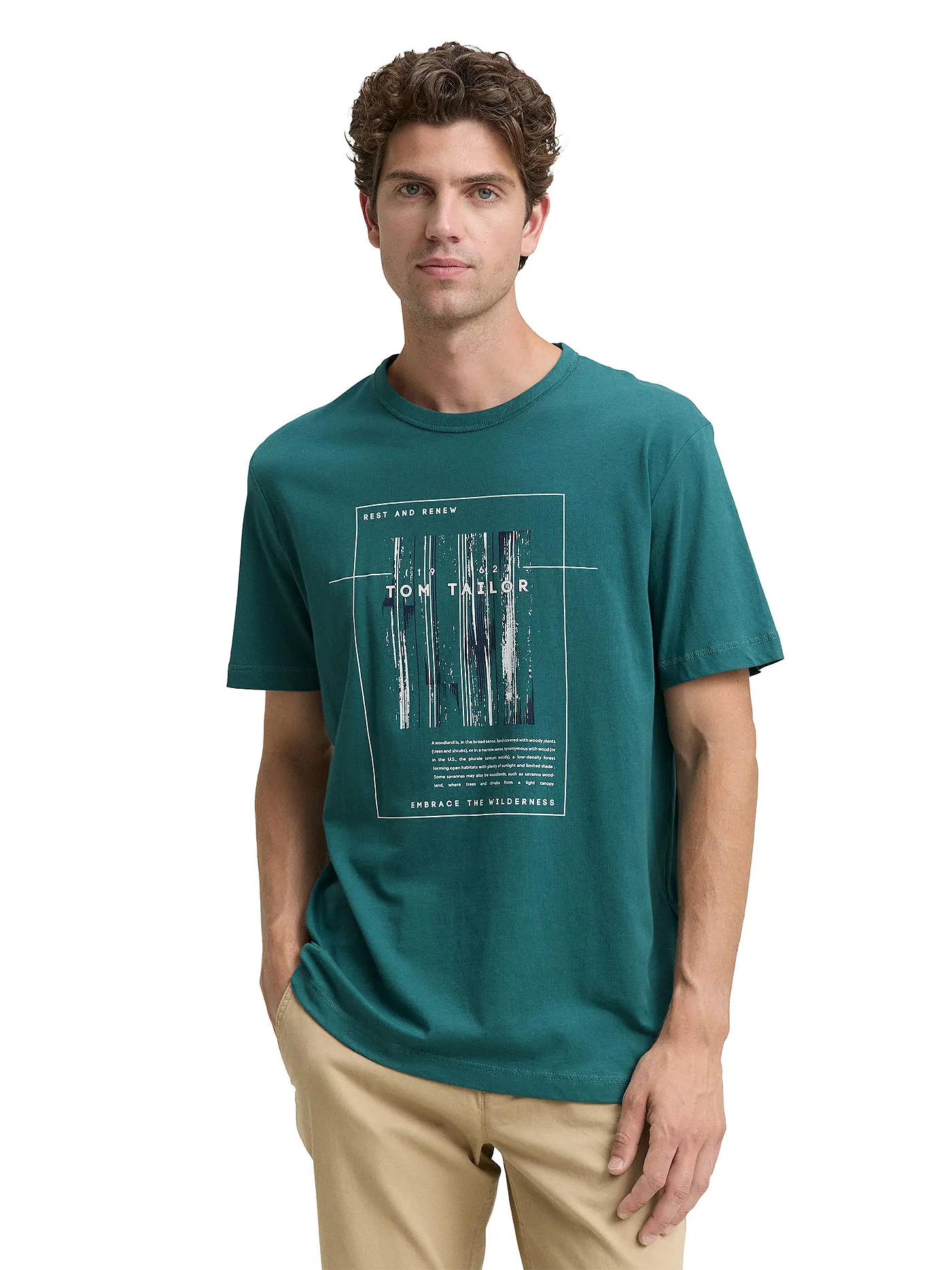 TOM TAILOR | T-Shirt  | grün