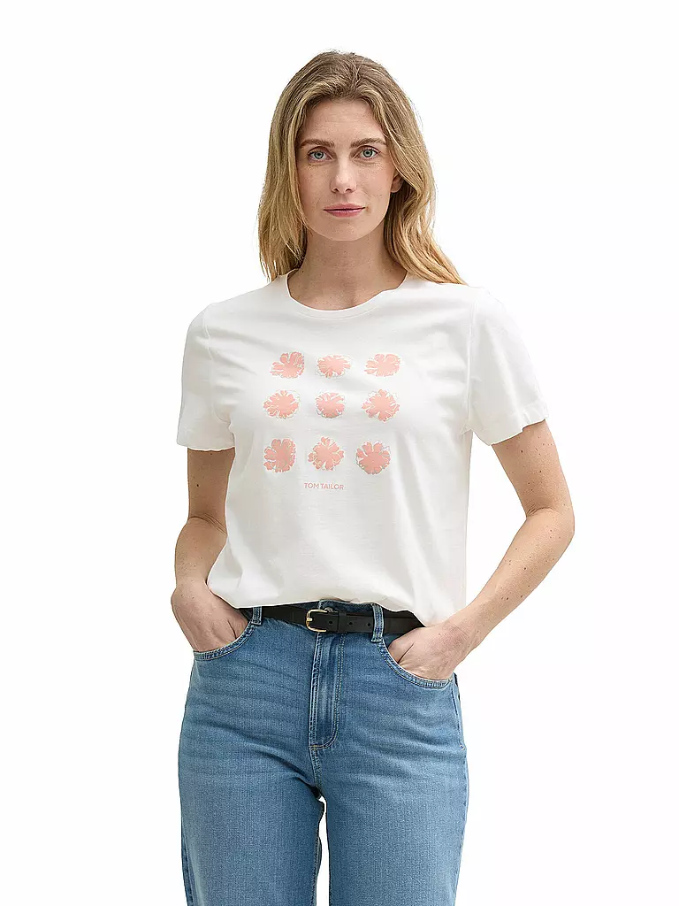 TOM TAILOR | T-Shirt  | weiss