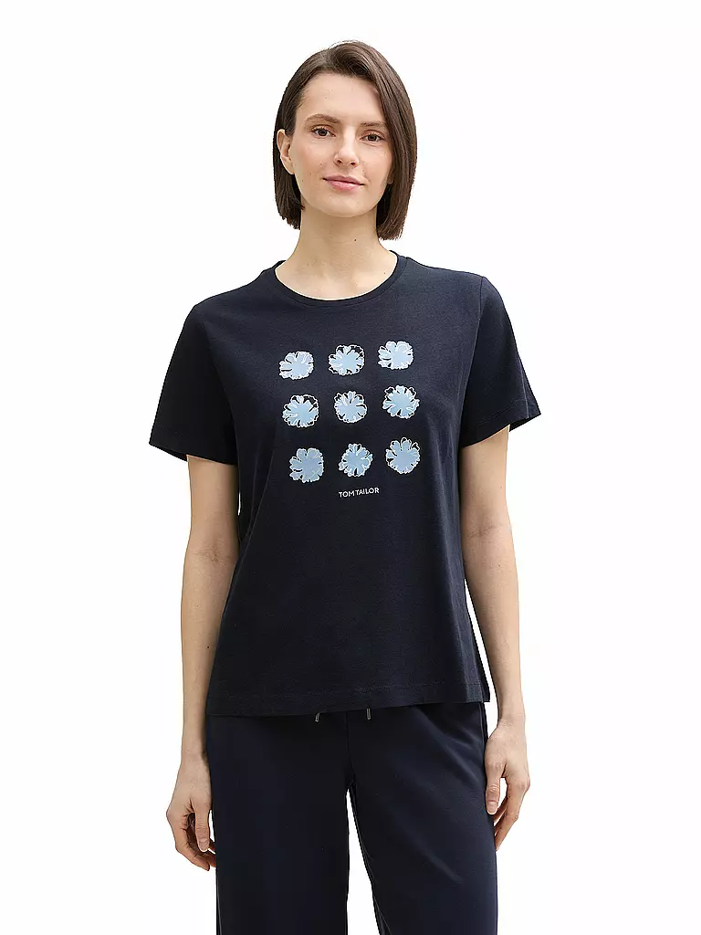 TOM TAILOR | T-Shirt  | dunkelblau