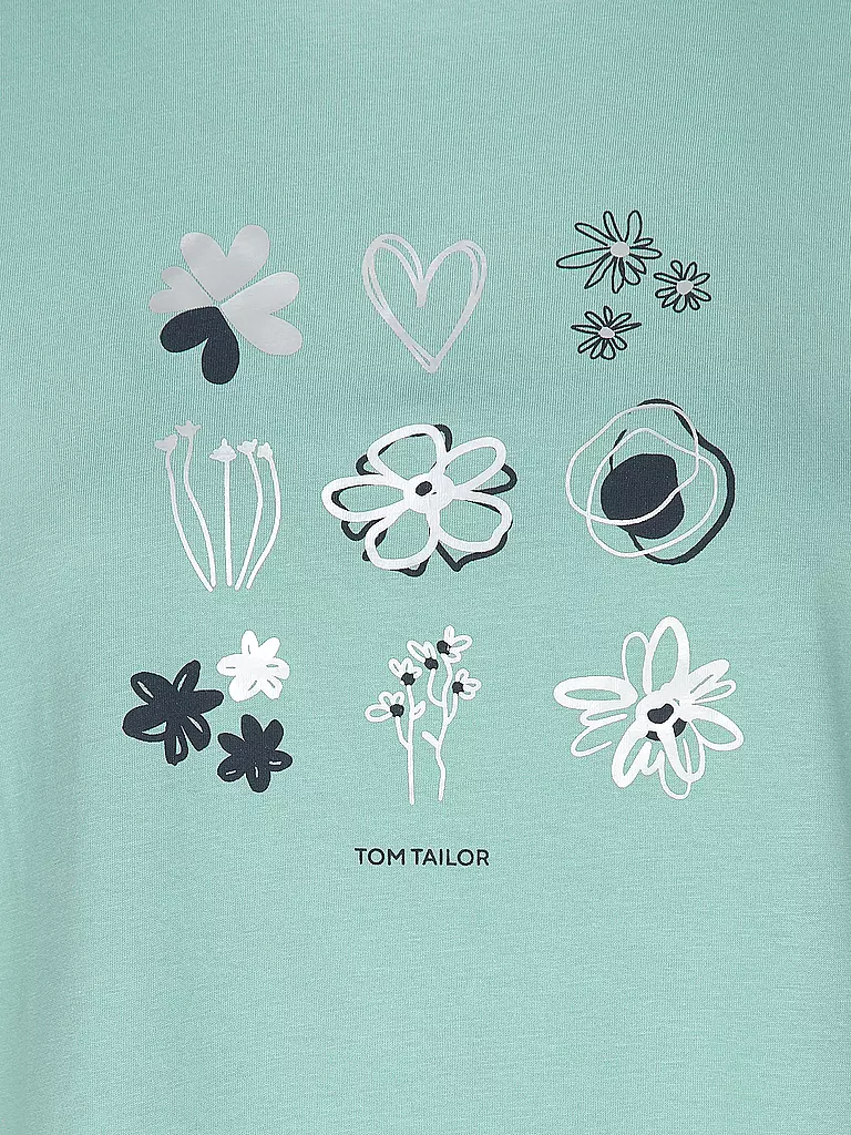 TOM TAILOR | T-Shirt  | grün