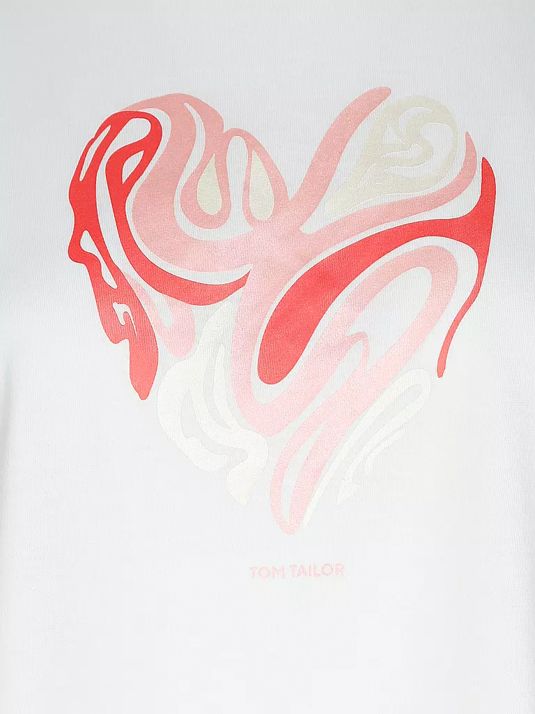 TOM TAILOR | T-Shirt  | creme
