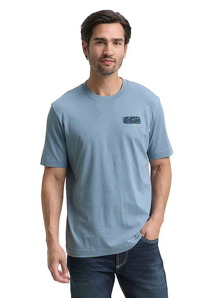 TOM TAILOR | T-Shirt  | blau