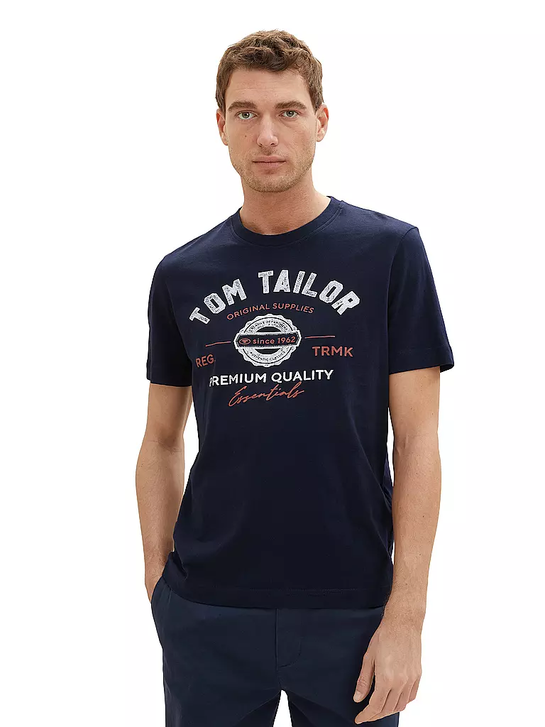 TOM TAILOR | T-Shirt  | blau