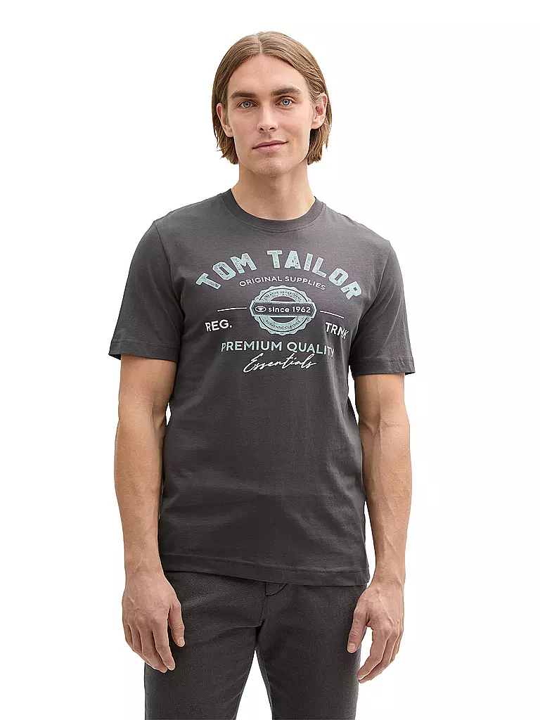 TOM TAILOR | T-Shirt  | grau
