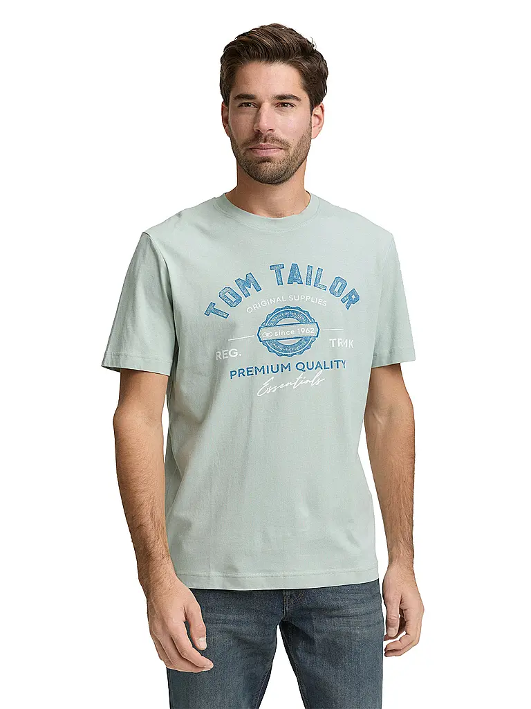 TOM TAILOR | T-Shirt  | Grün