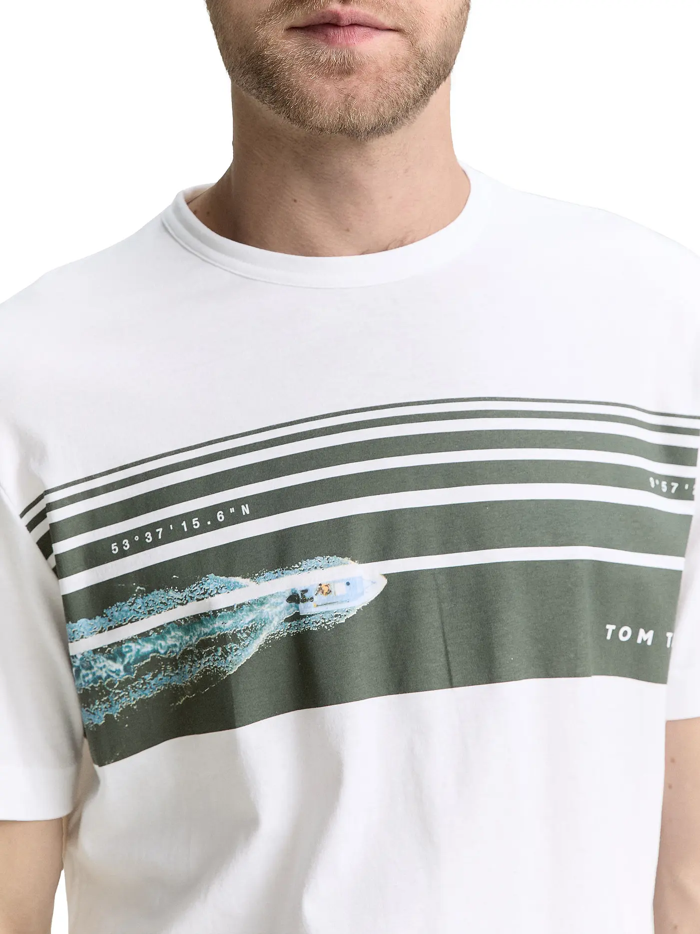 TOM TAILOR | T-Shirt  | weiss