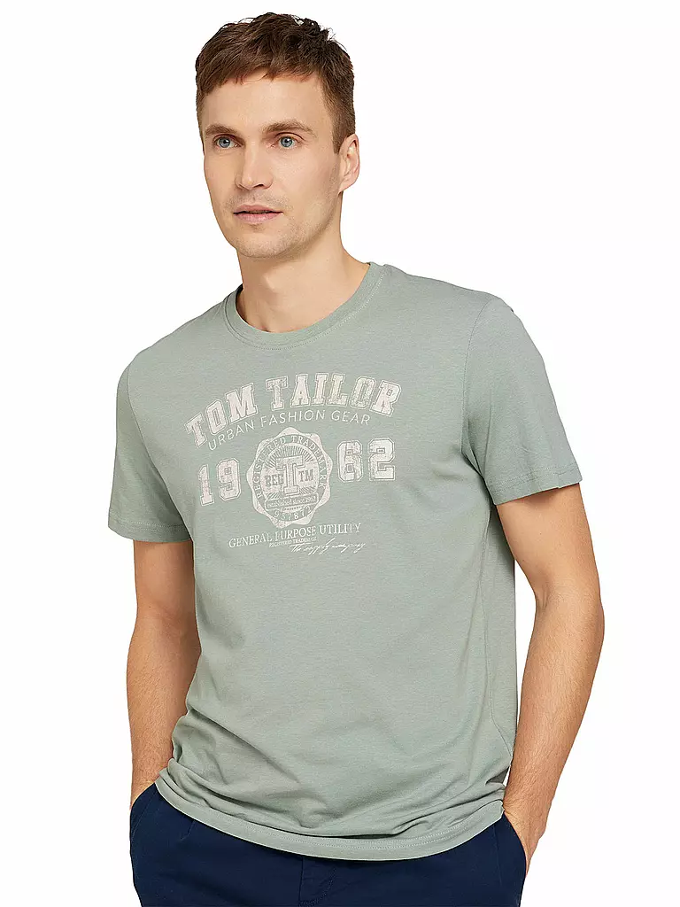 TOM TAILOR | T-Shirt  | grün
