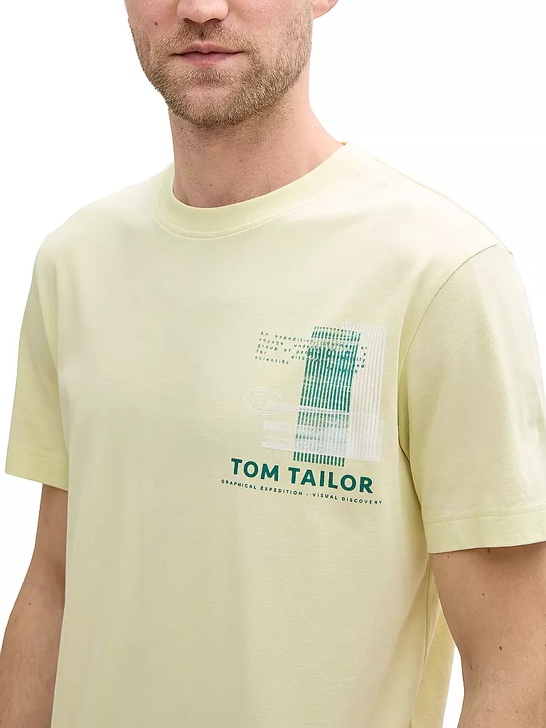 TOM TAILOR | T-Shirt  | hellgrün