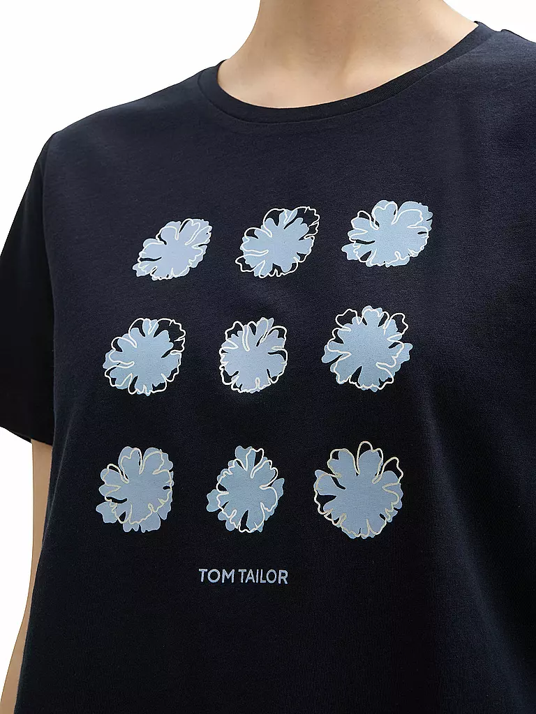 TOM TAILOR | T-Shirt  | dunkelblau