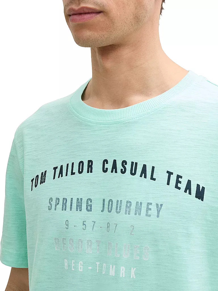 TOM TAILOR | T-Shirt  | türkis