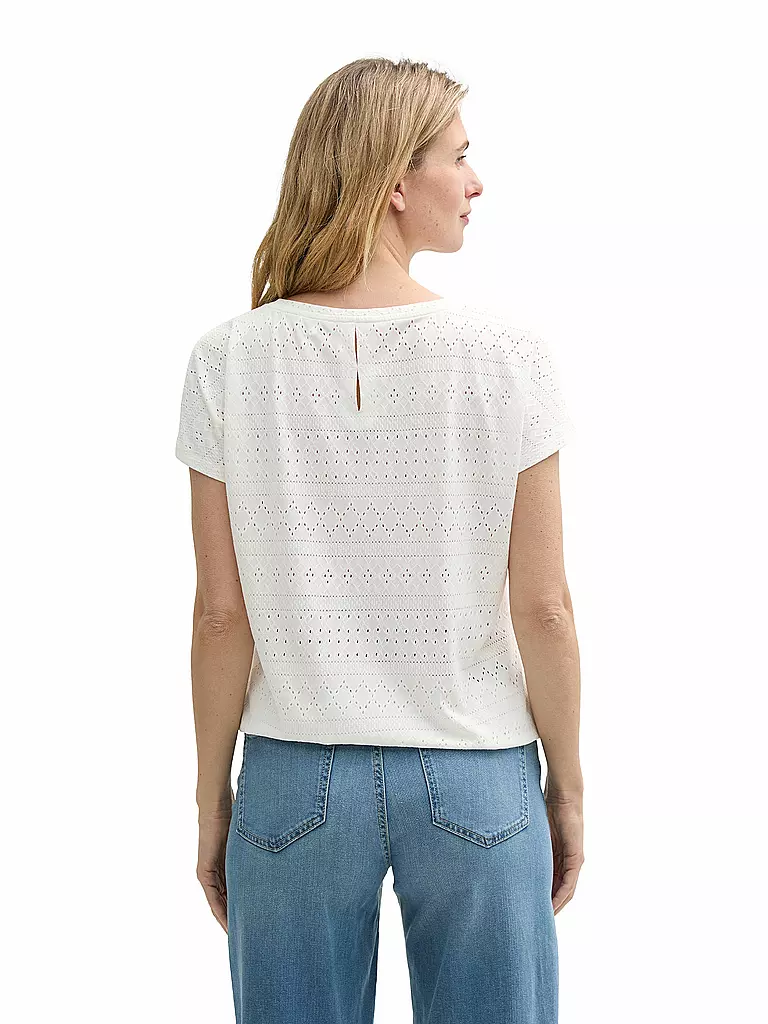 TOM TAILOR | T-Shirt  | weiss