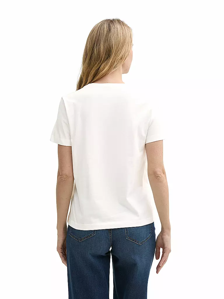 TOM TAILOR | T-Shirt  | weiss