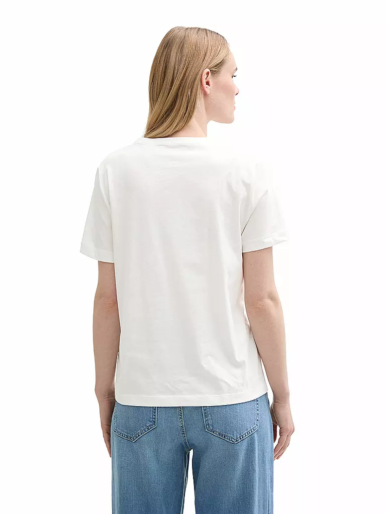 TOM TAILOR | T-Shirt  | creme
