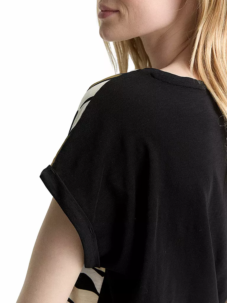 TOM TAILOR | T-Shirt  | schwarz