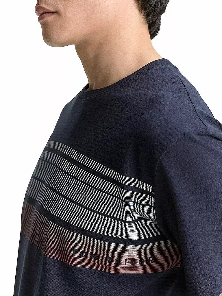 TOM TAILOR | T-Shirt  | dunkelblau
