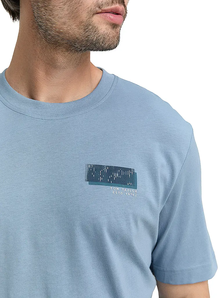 TOM TAILOR | T-Shirt  | blau