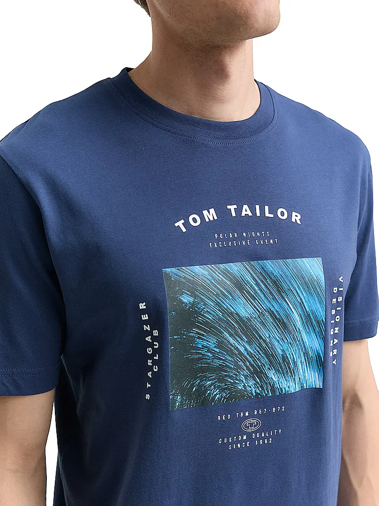 TOM TAILOR | T-Shirt  | Blau