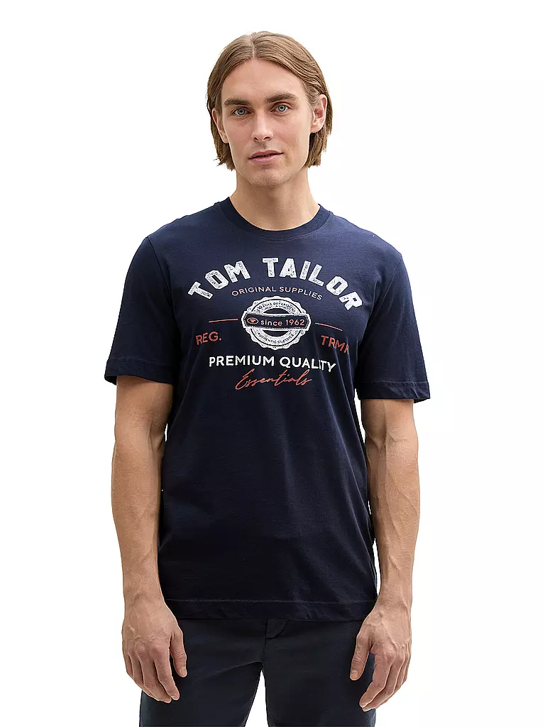TOM TAILOR | T-Shirt  | blau