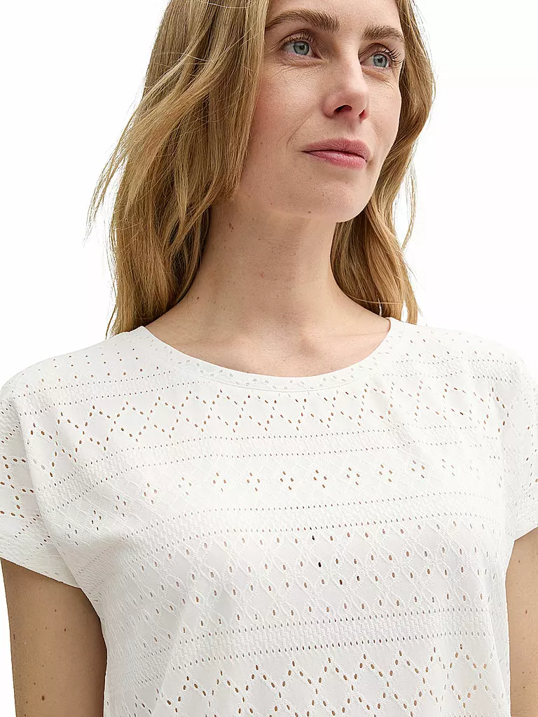 TOM TAILOR | T-Shirt  | weiss