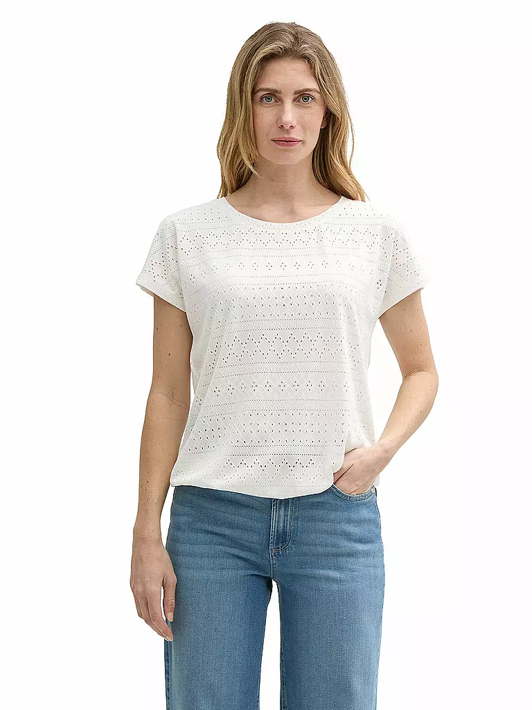 TOM TAILOR | T-Shirt  | weiss