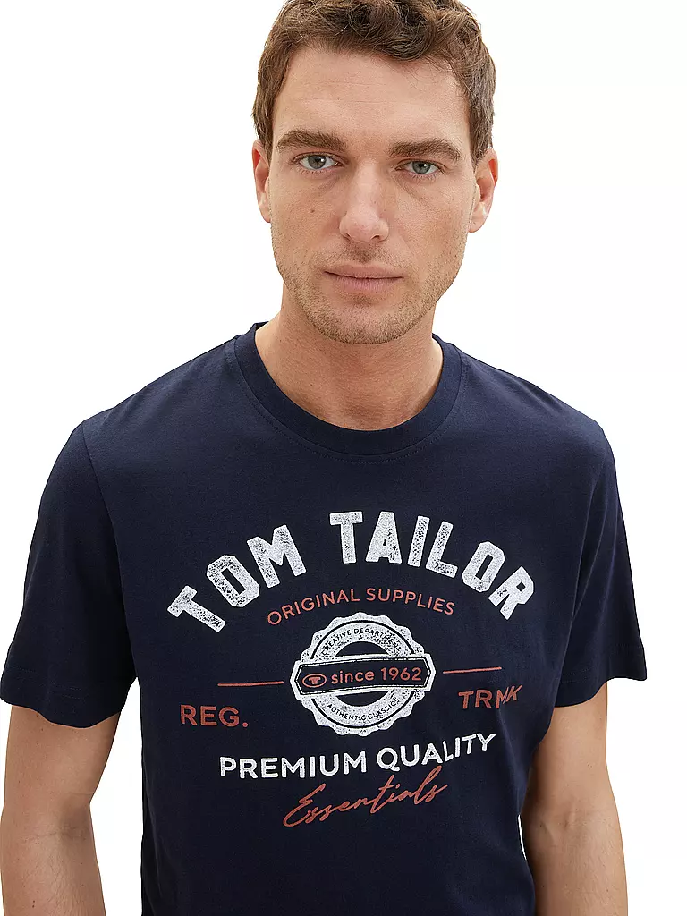 TOM TAILOR | T-Shirt  | blau