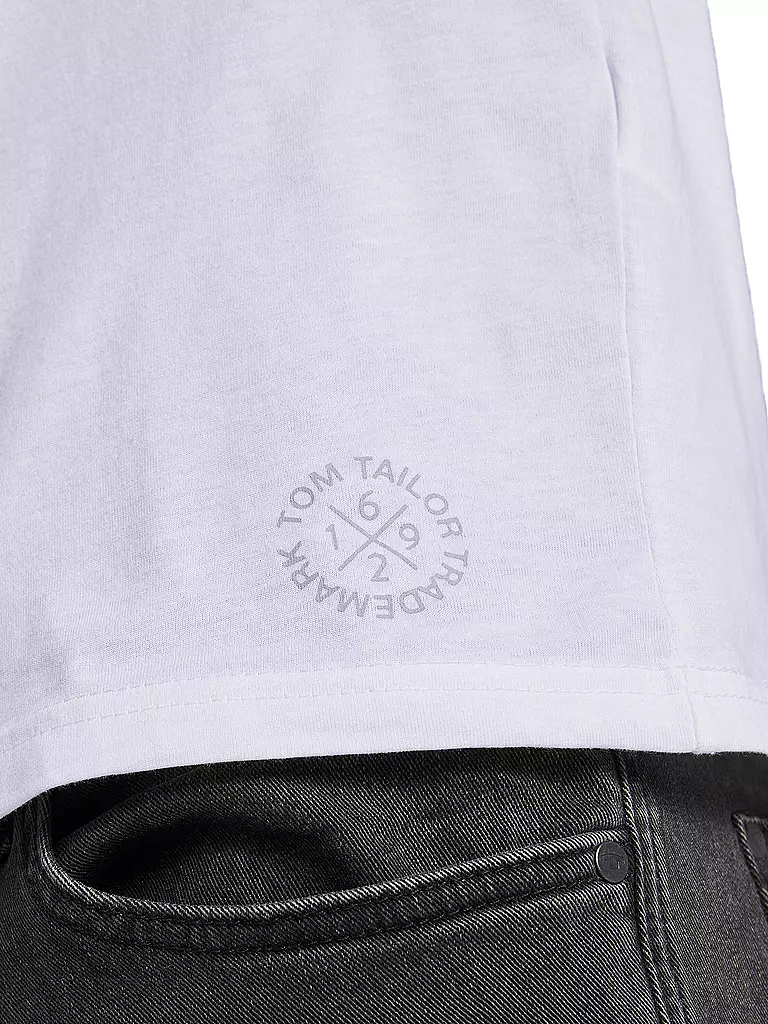 TOM TAILOR | T-Shirt 2-er Pkg. | weiss