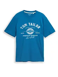 TOM TAILOR | T-Shirt  | Petrol