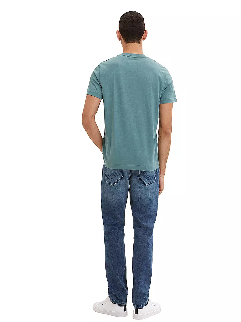TOM TAILOR | T-Shirt Regular Fit | hellblau
