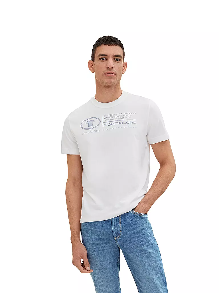 TOM TAILOR | T-Shirt Regular Fit | blau