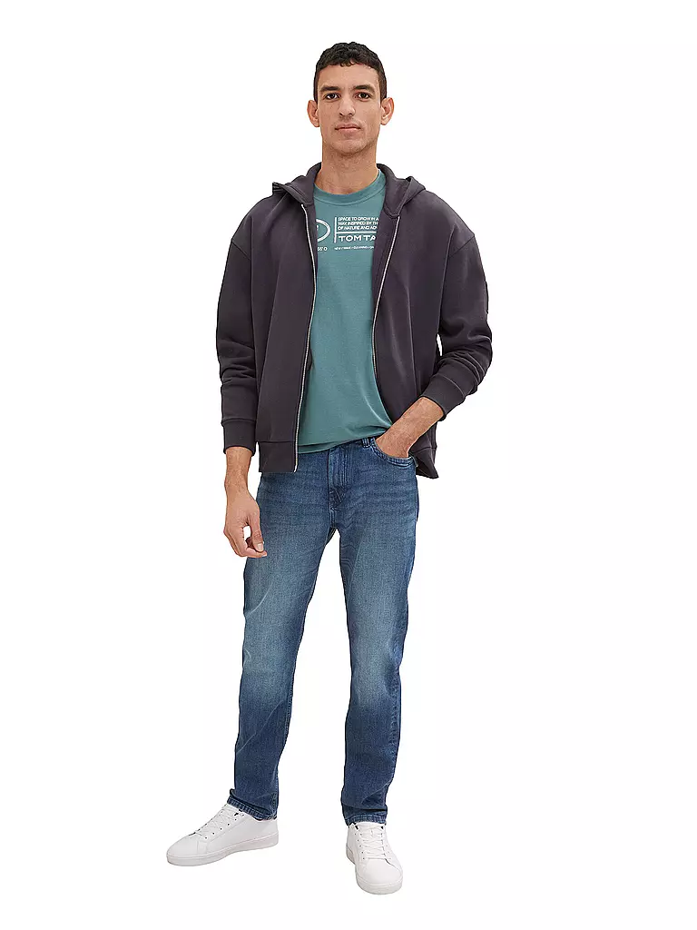 TOM TAILOR | T-Shirt Regular Fit | hellblau