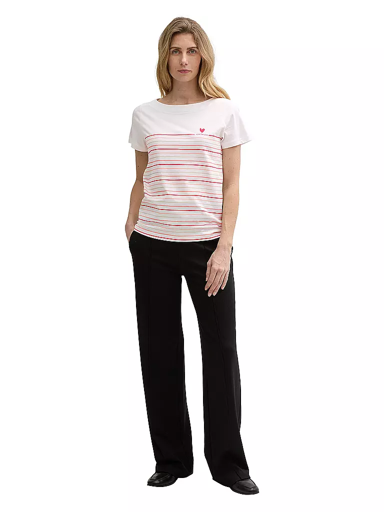 TOM TAILOR | T-Shirt | weiss