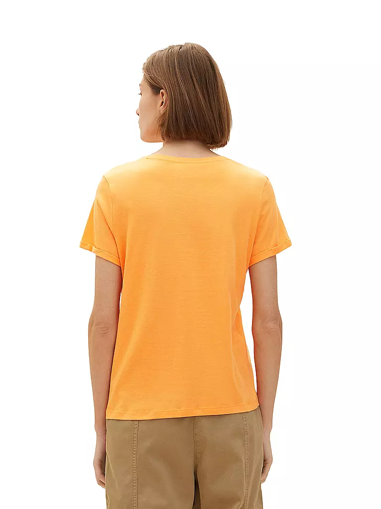 TOM TAILOR | T-Shirt | orange