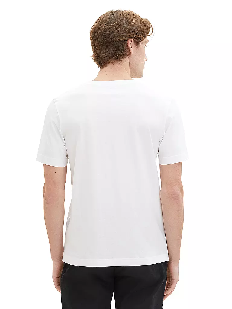 TOM TAILOR | T-Shirt | weiss