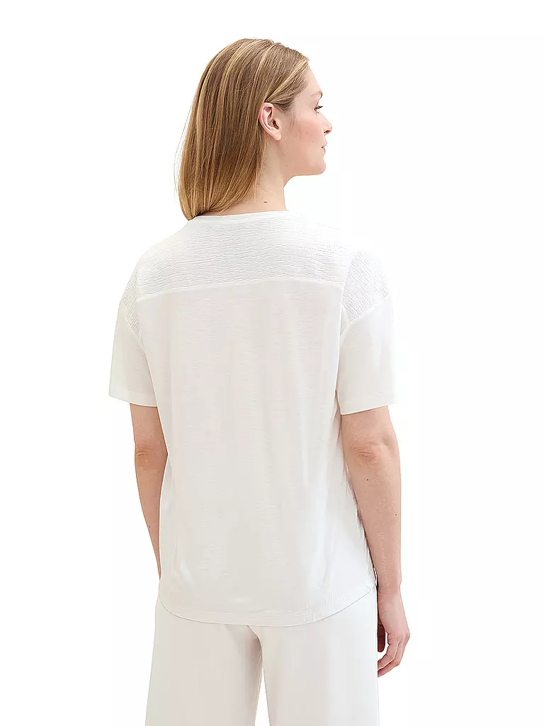 TOM TAILOR | T-Shirt | weiss