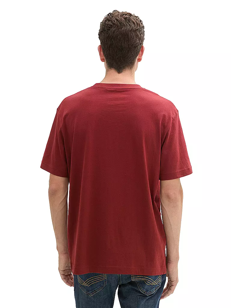 TOM TAILOR | T-Shirt | rot