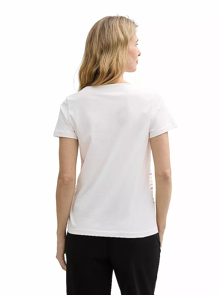 TOM TAILOR | T-Shirt | weiss