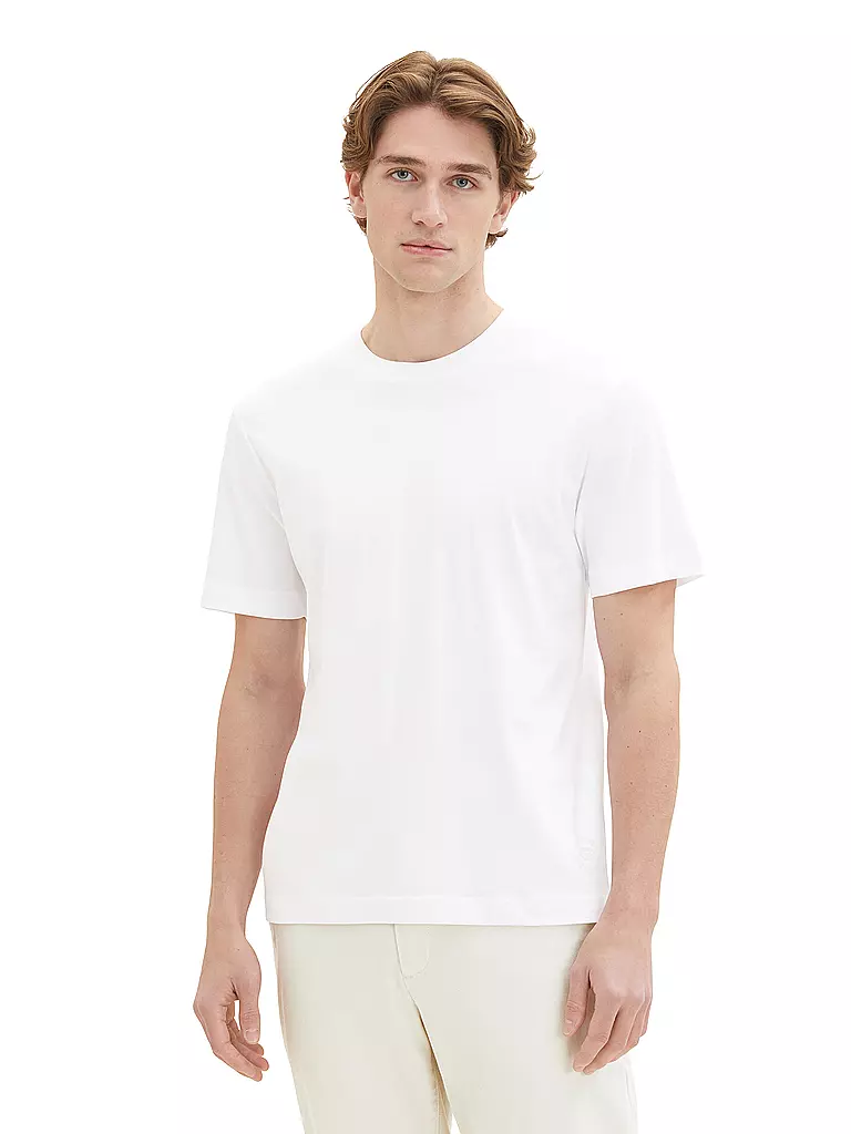 TOM TAILOR | T-Shirt | weiss