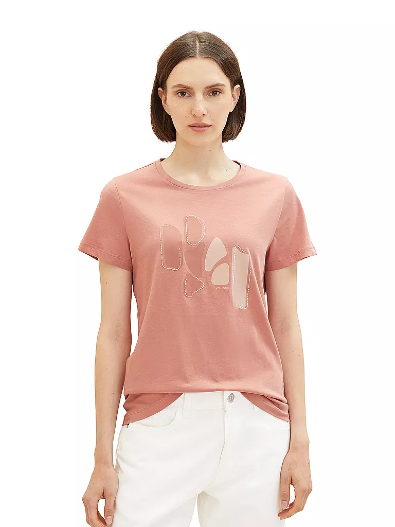 TOM TAILOR | T-Shirt | rosa