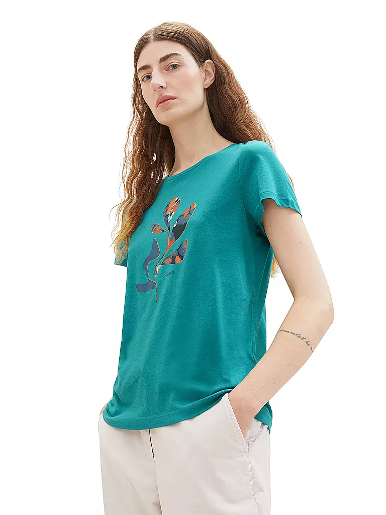 TOM TAILOR | T-Shirt | grün