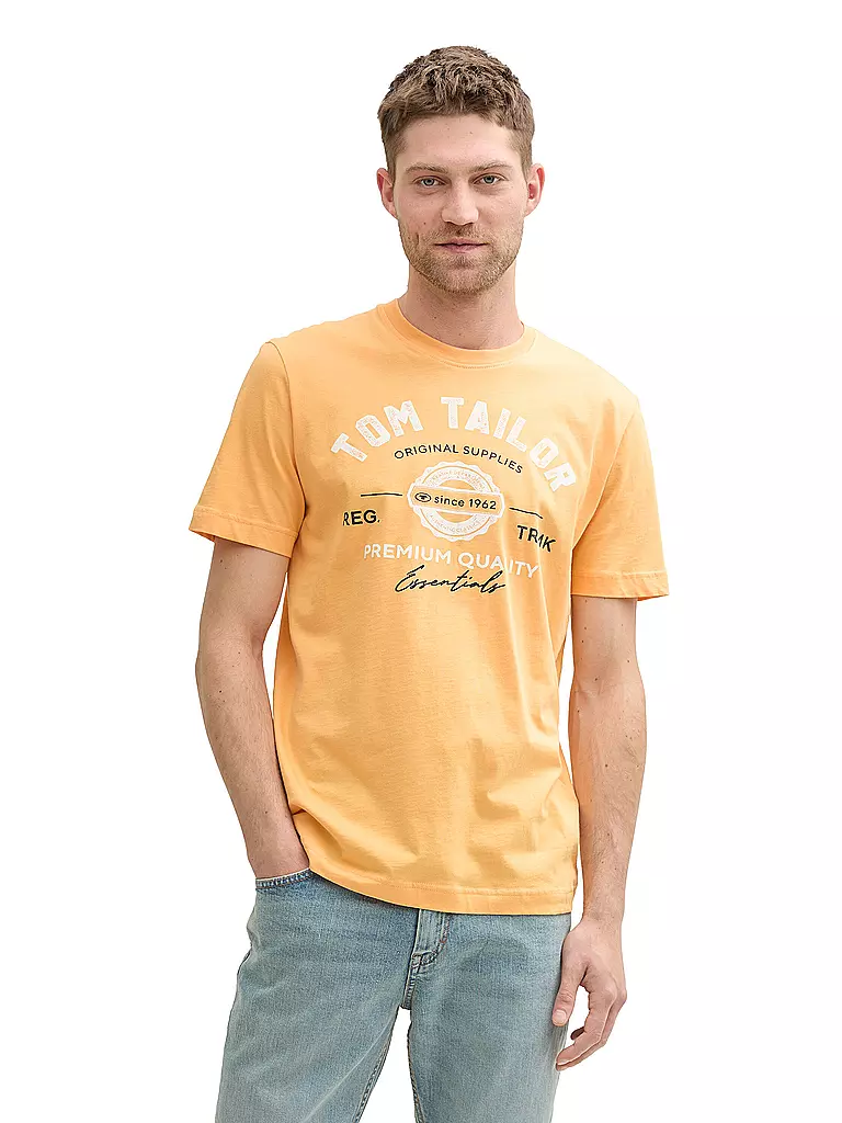 TOM TAILOR | T-Shirt | orange