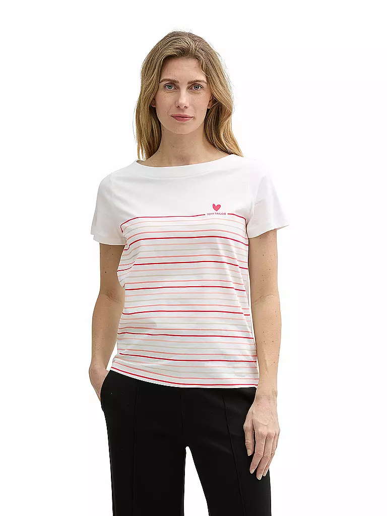 TOM TAILOR | T-Shirt | weiss