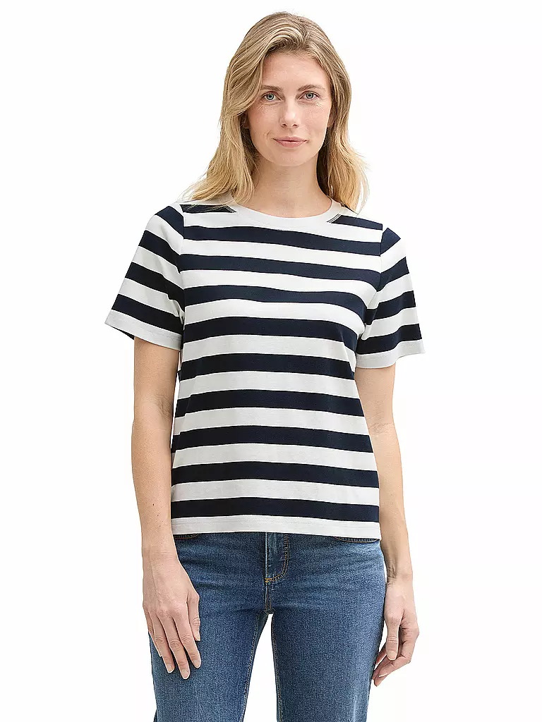 TOM TAILOR | T-Shirt | dunkelblau