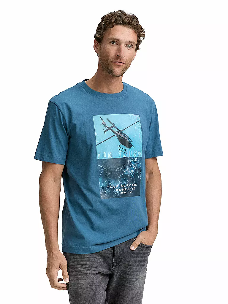 TOM TAILOR | T-Shirt | dunkelblau