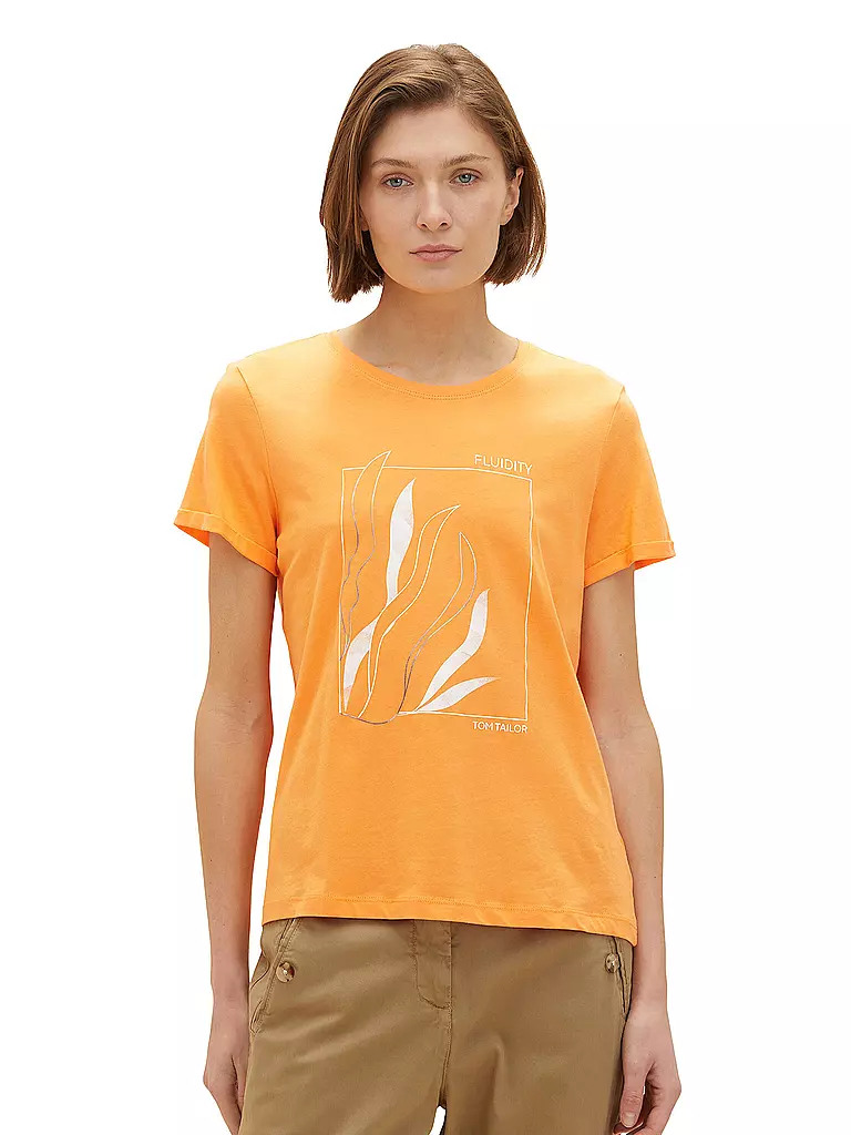 TOM TAILOR | T-Shirt | orange