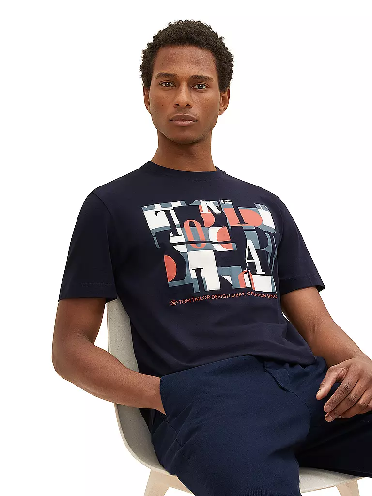 TOM TAILOR | T-Shirt | blau