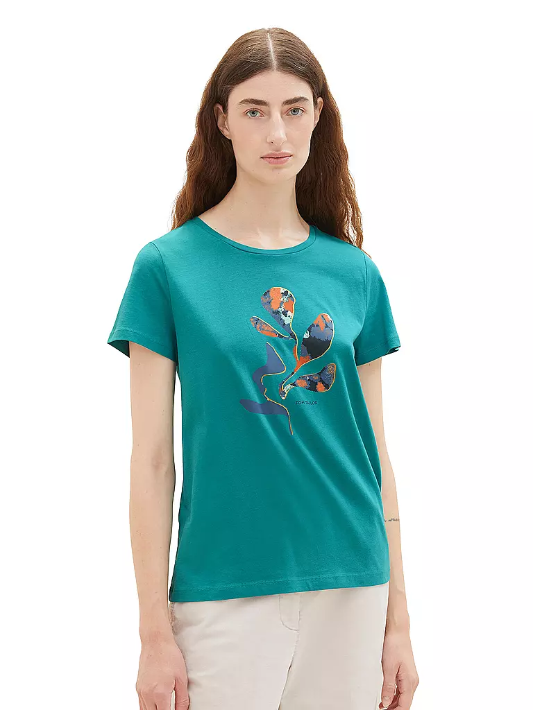 TOM TAILOR | T-Shirt | grün